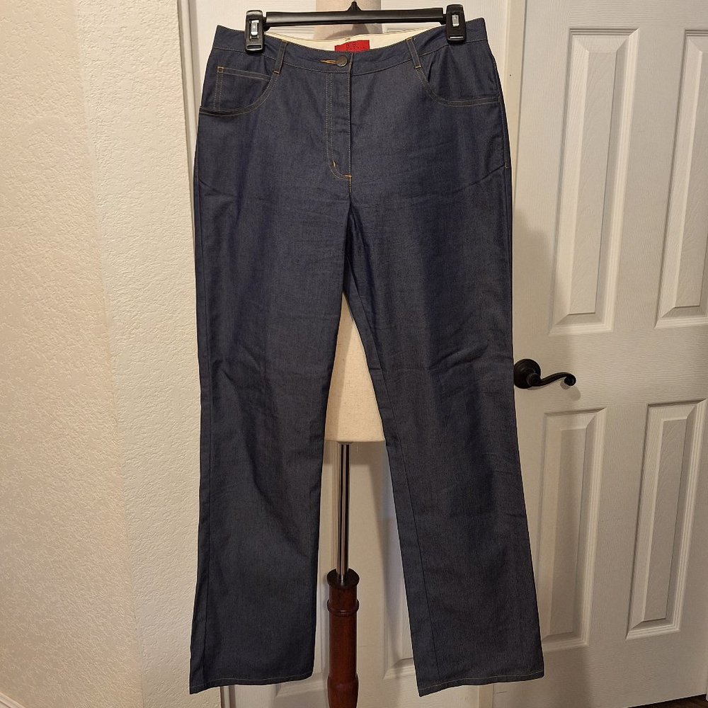 BCBG MaxAzria Blue Jeans Size 6 Inseam 31"